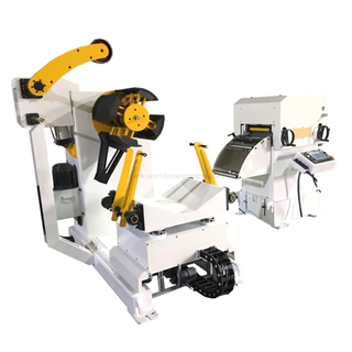 600mm genişlik 3mm kalınlığında bobin çözme düzleştirme besleme makinesi